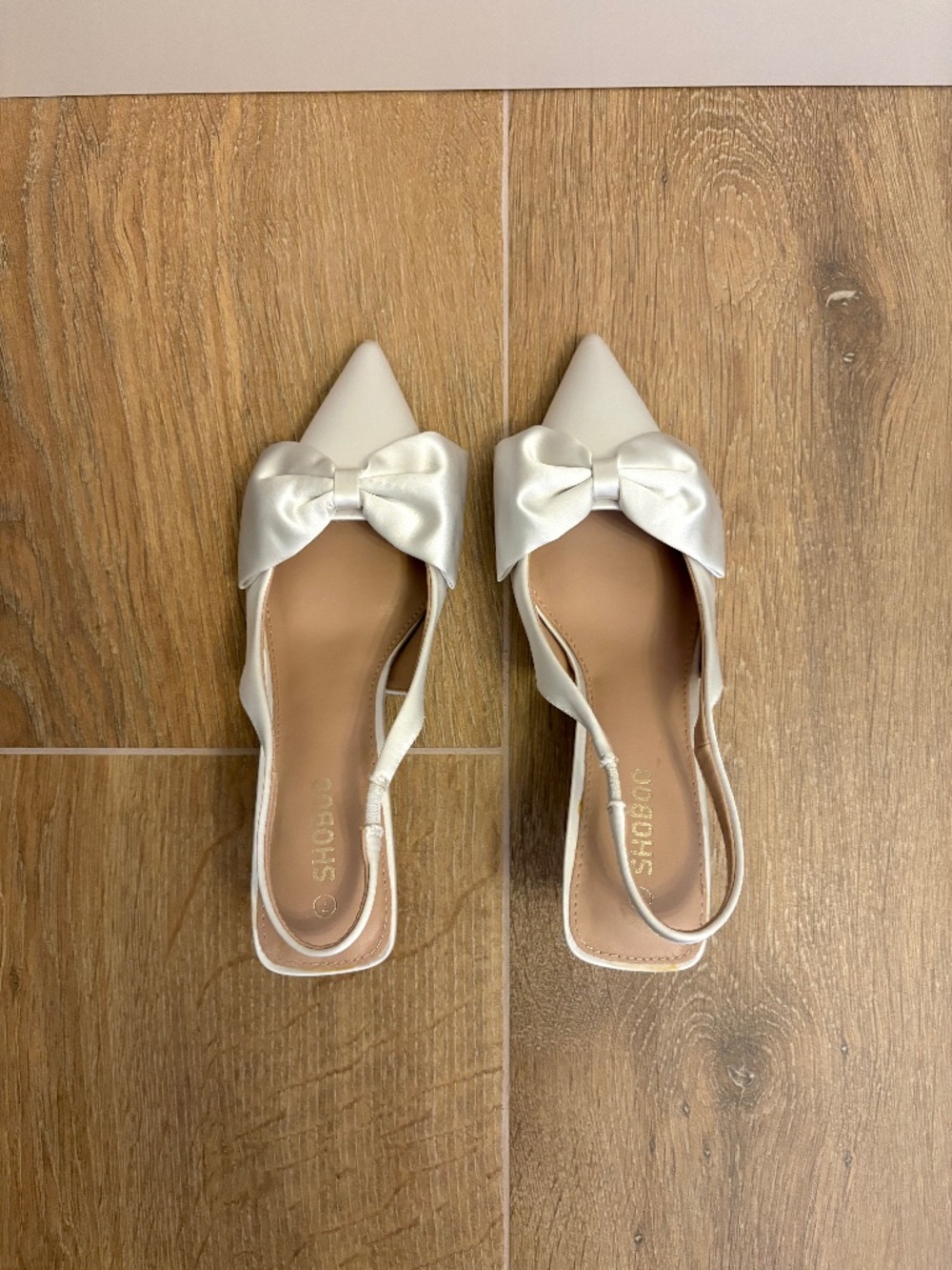 Women's Bow Slingback Heels Pointed Toe Kitten Pumps Dress Shoes